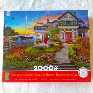David Maclean - Coastal Escape - 2000 Piece Jigsaw Puzzle